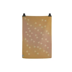 MELVIN Baby Size Throw, light pink/yellow