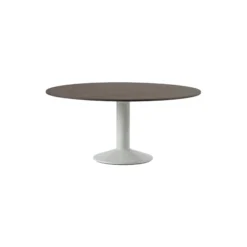 Midst Table, dark oiled oak/grey