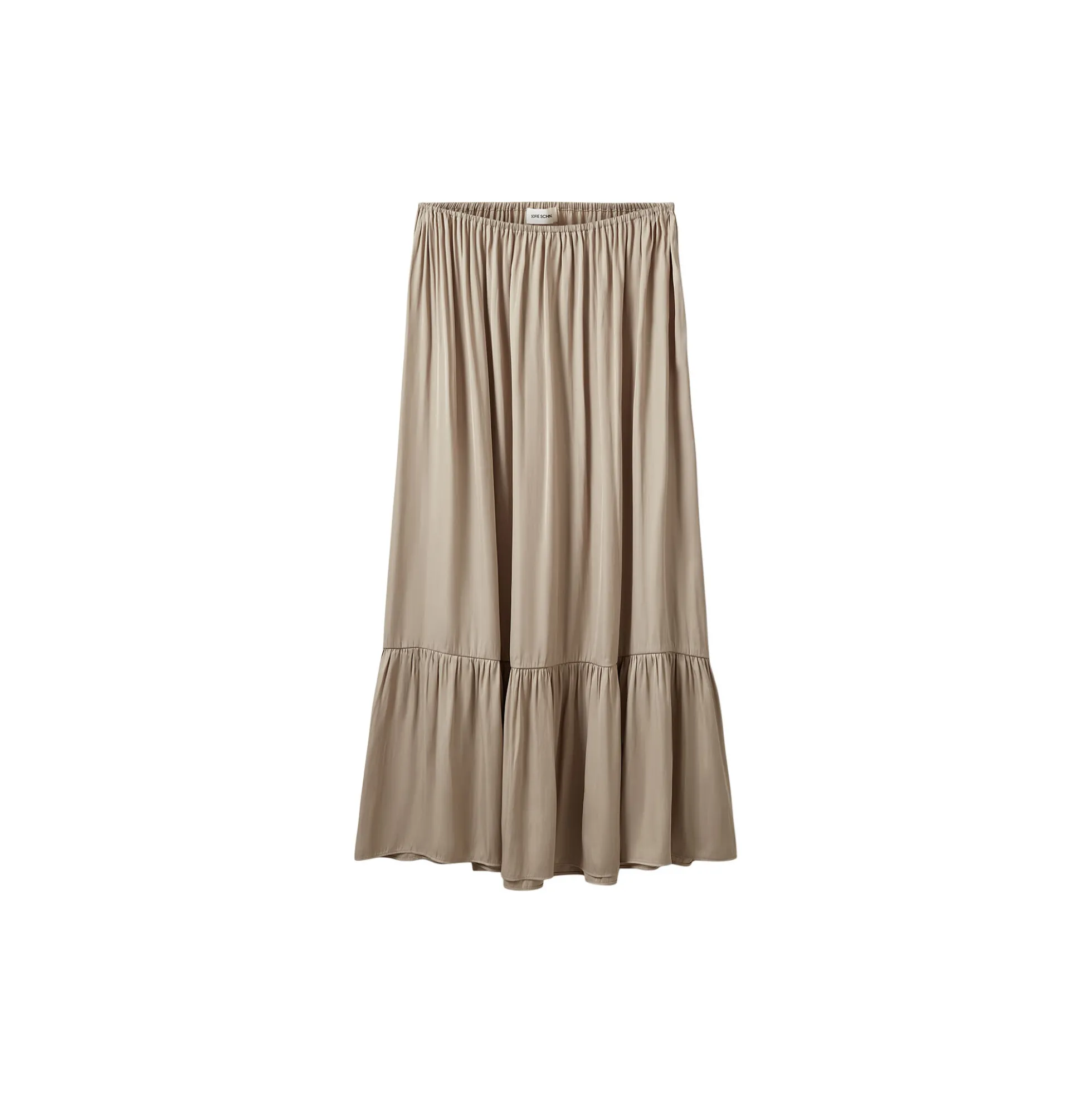 MILIASW MAXI SKIRT, feather gray