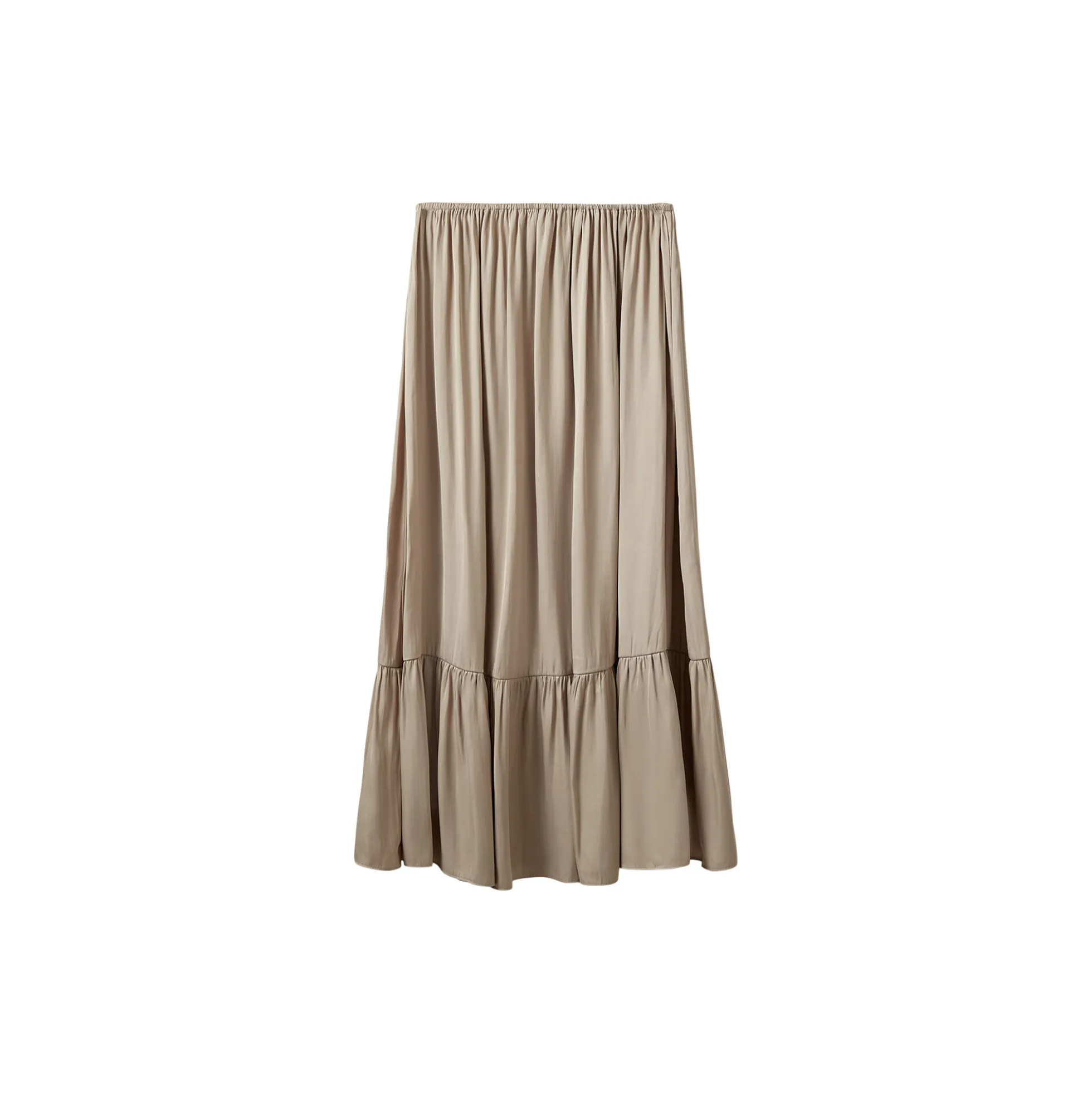 MILIASW MAXI SKIRT, feather gray