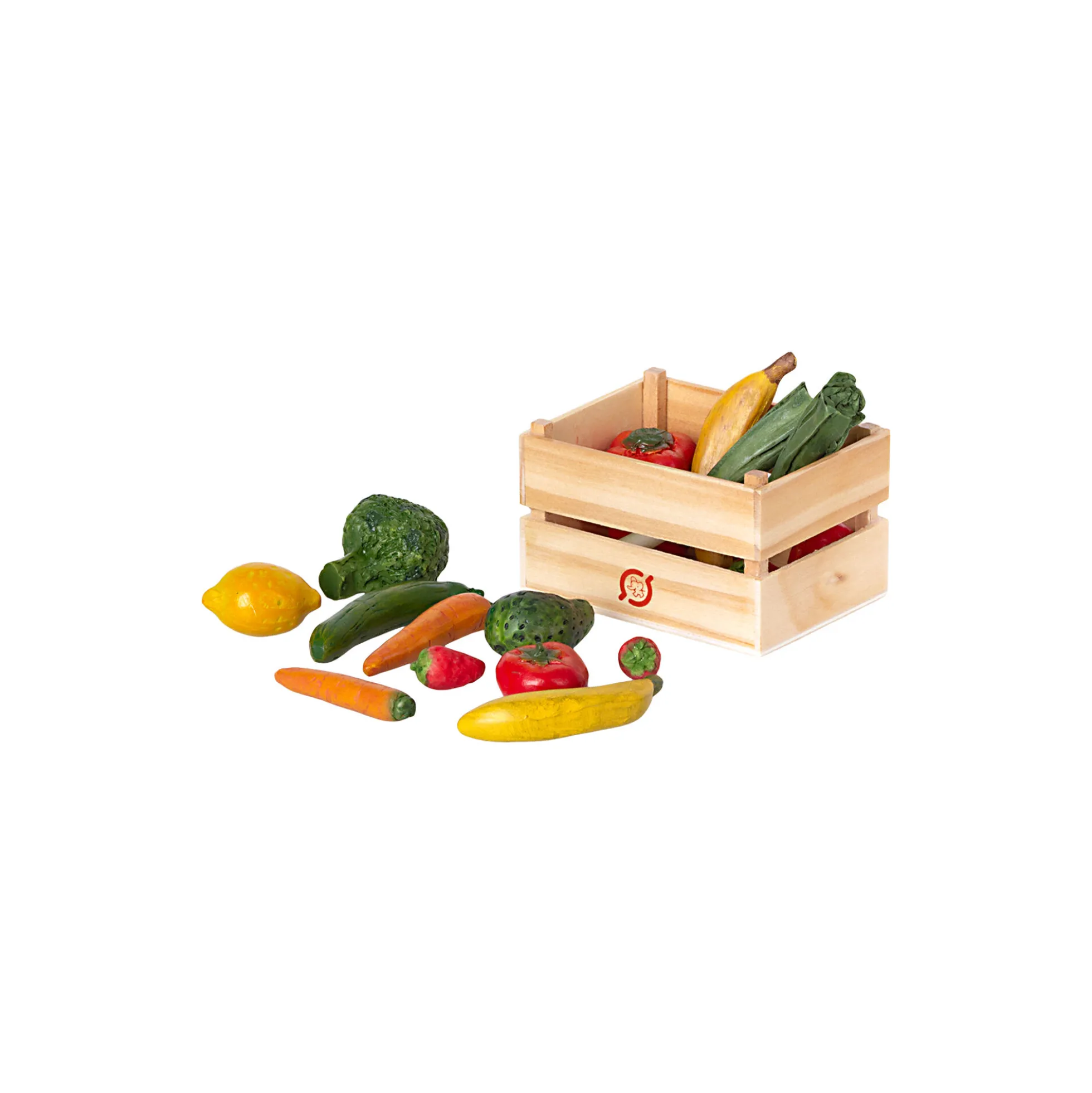 Miniature grøntsager og frugt