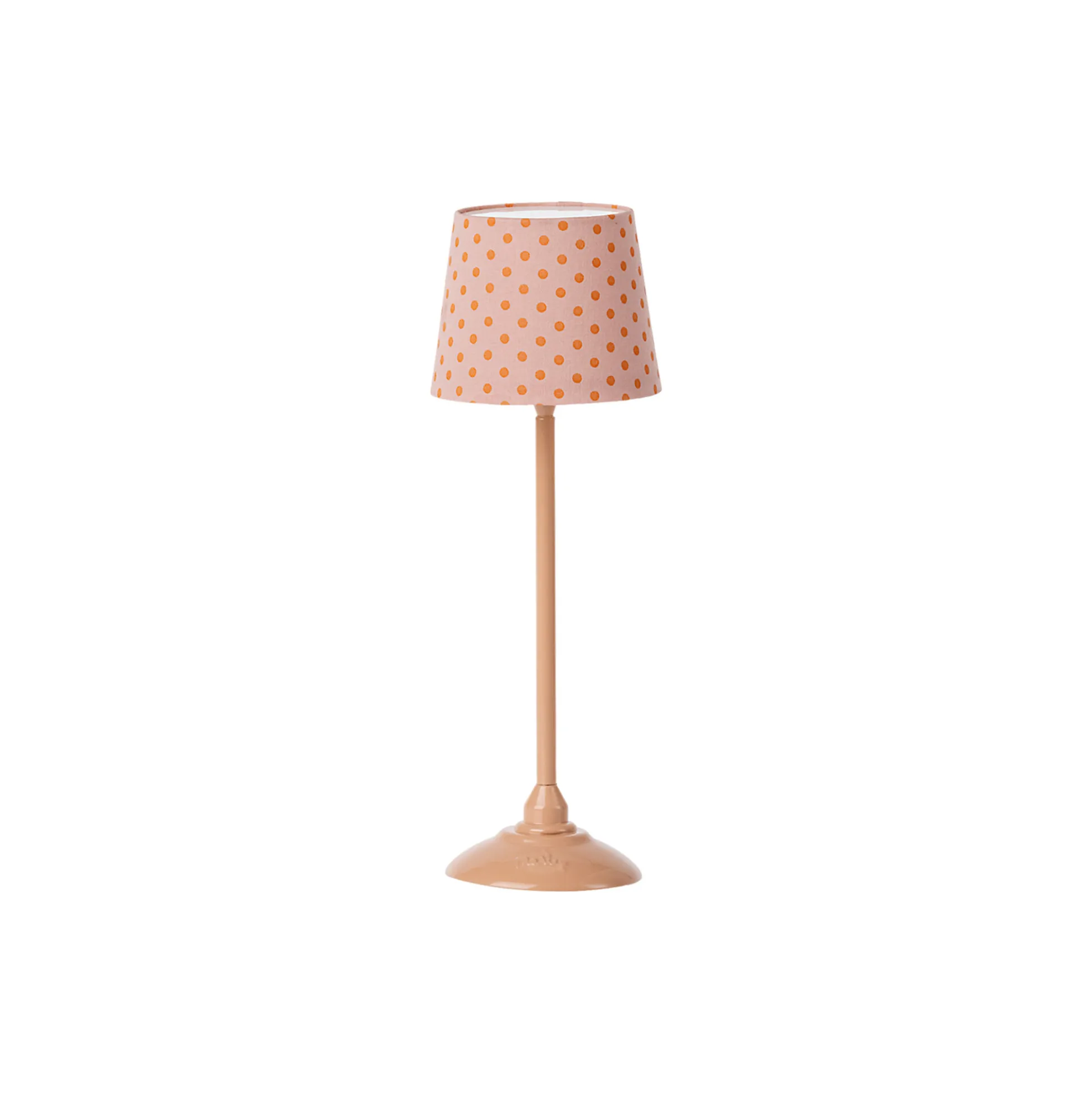 Miniature gulvlampe, mørk pudder