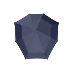 Mini automatic foldable storm umbrella, midnight blue