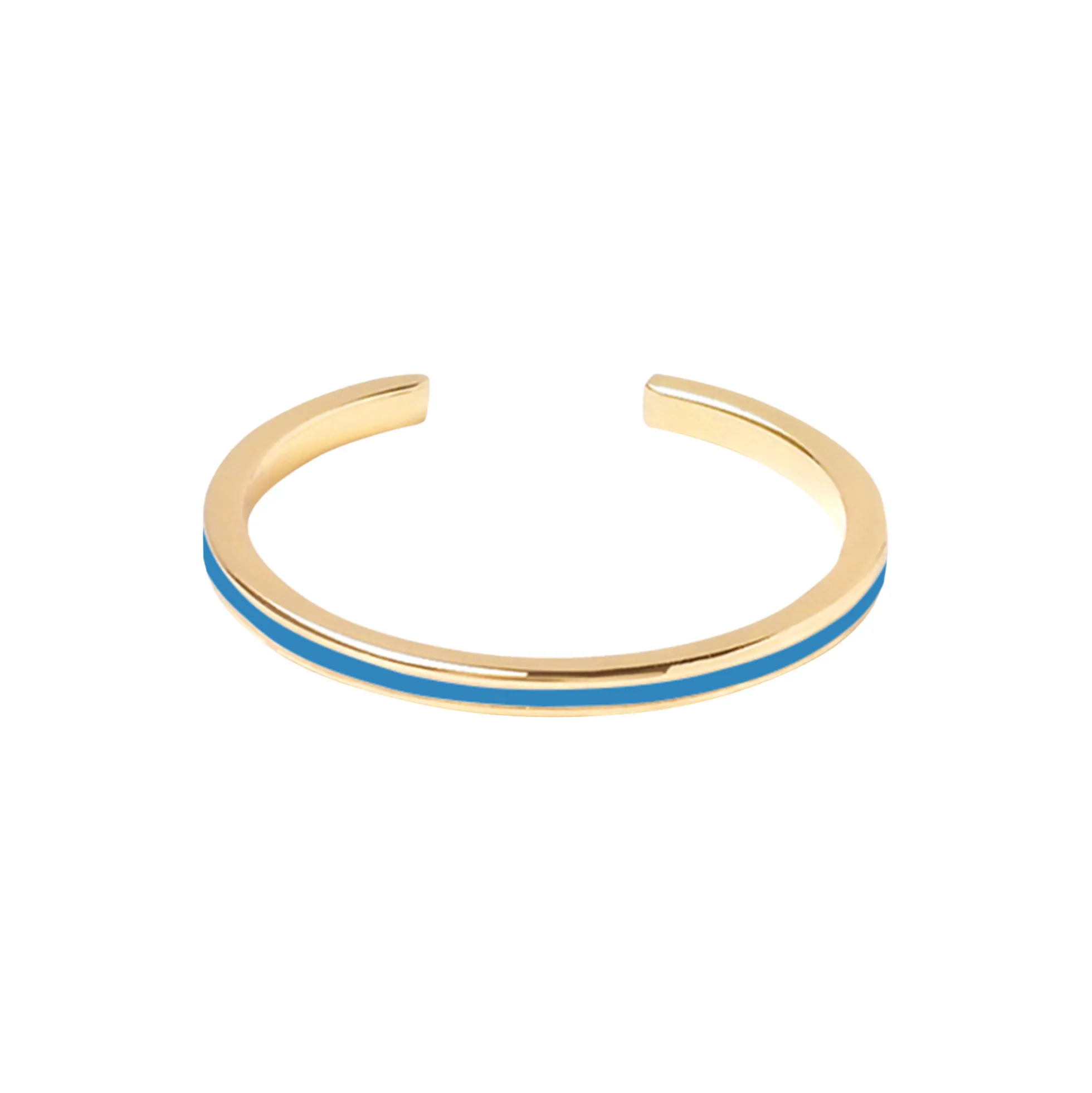 Mini Bangle Ring, myosotis blue