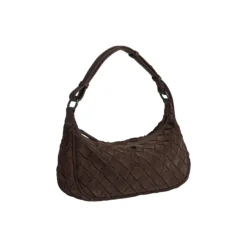 Mini MuseMBG Bag Sue. Weave, dark brown