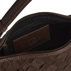 Mini MuseMBG Bag Sue. Weave, dark brown