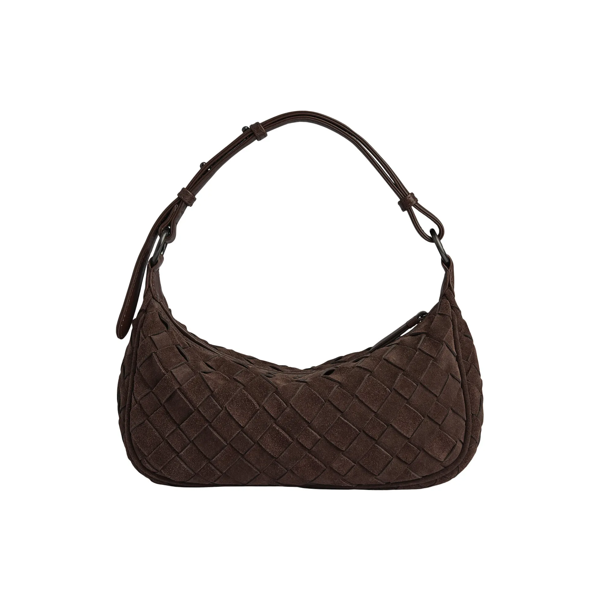 Mini MuseMBG Bag Sue. Weave, dark brown