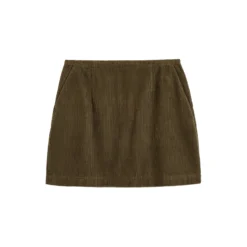 Mini Skirt Corduroy, bark
