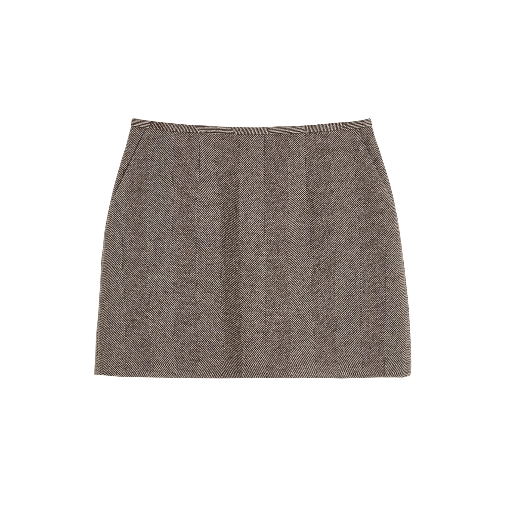 Mini Skirt, herringbone