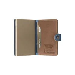 Miniwallet, indigo 3/sand