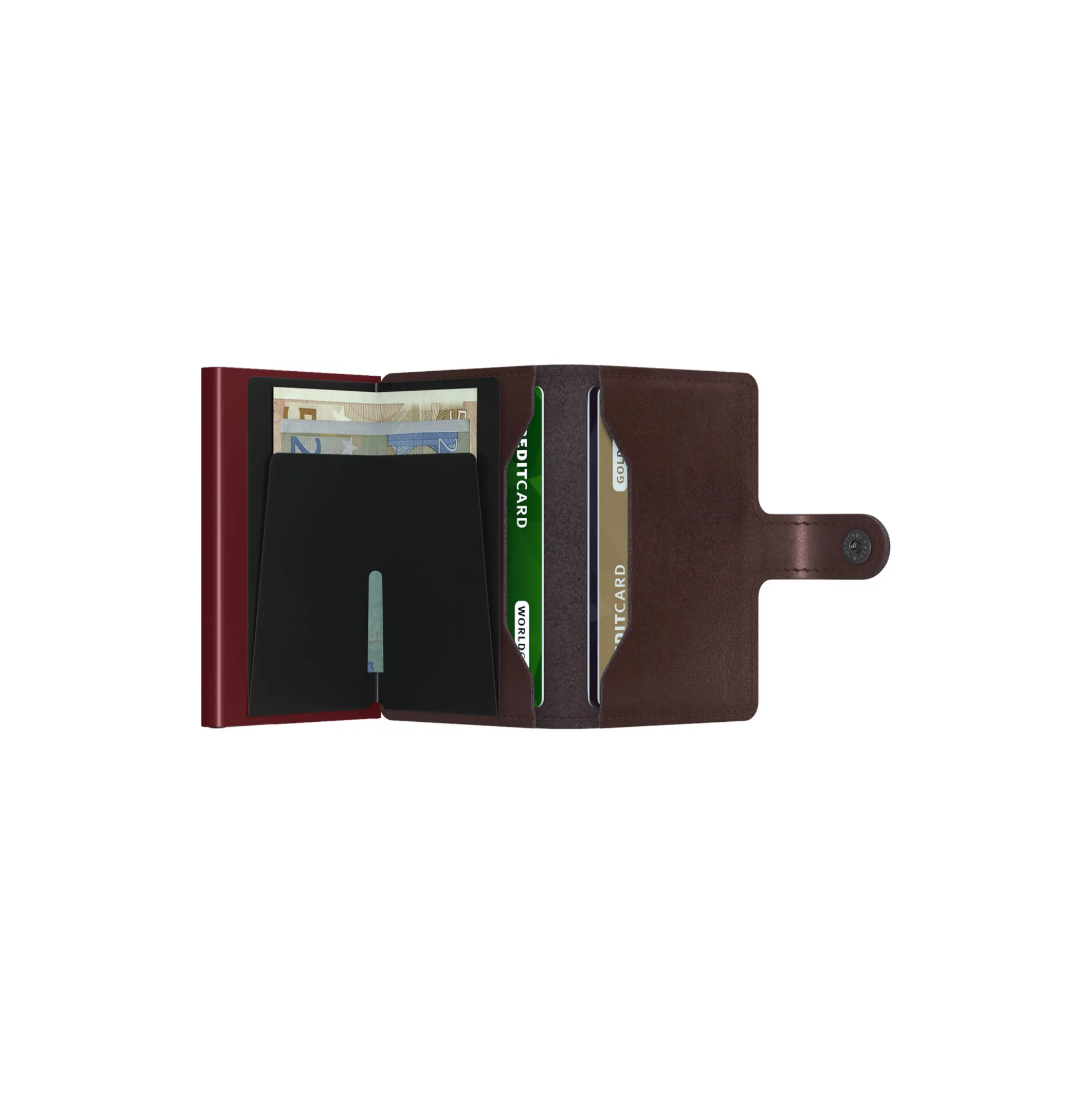 Miniwallet, metallic moro