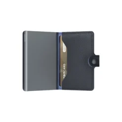 Miniwallet, saffiano navy