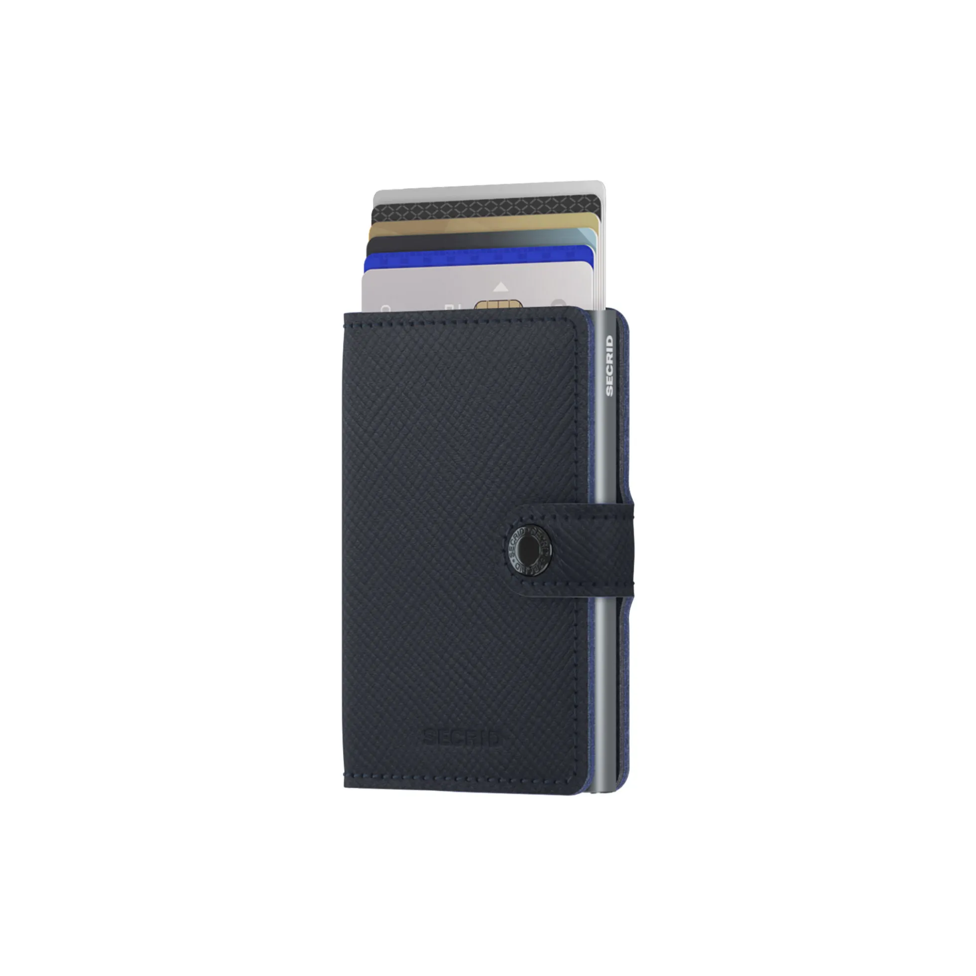 Miniwallet, saffiano navy