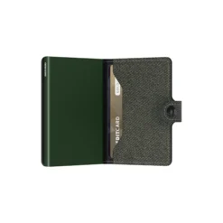 Miniwallet, twist green