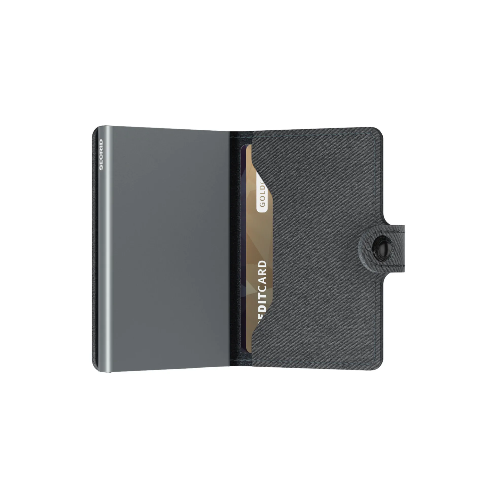 Miniwallet, twist grey