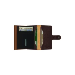 Miniwallet, vegetable tanned caramello/sand