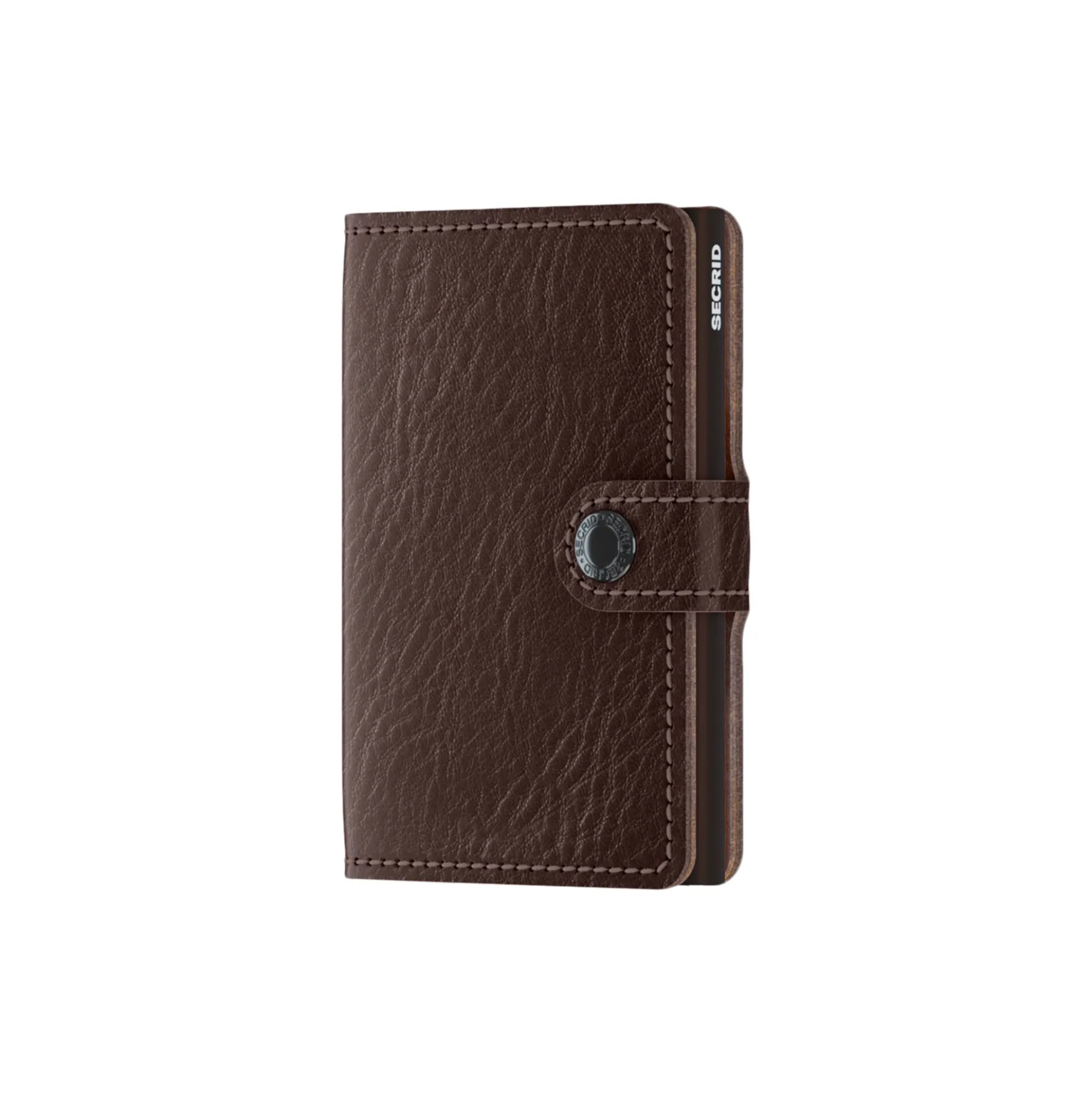 Miniwallet, vegetable tanned espresso/brown