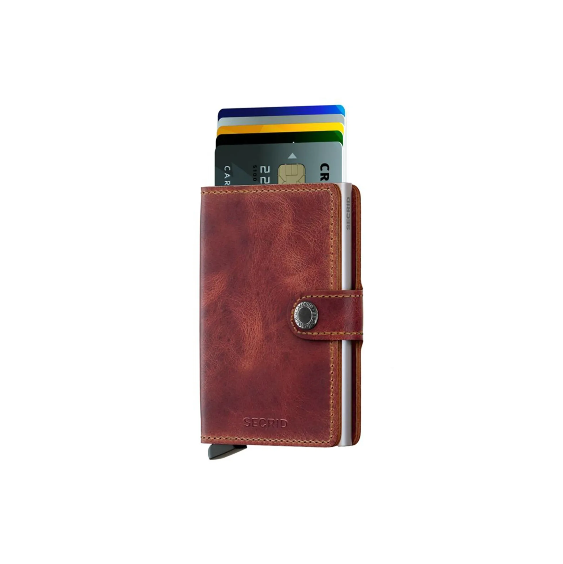 Miniwallet, vintage brown