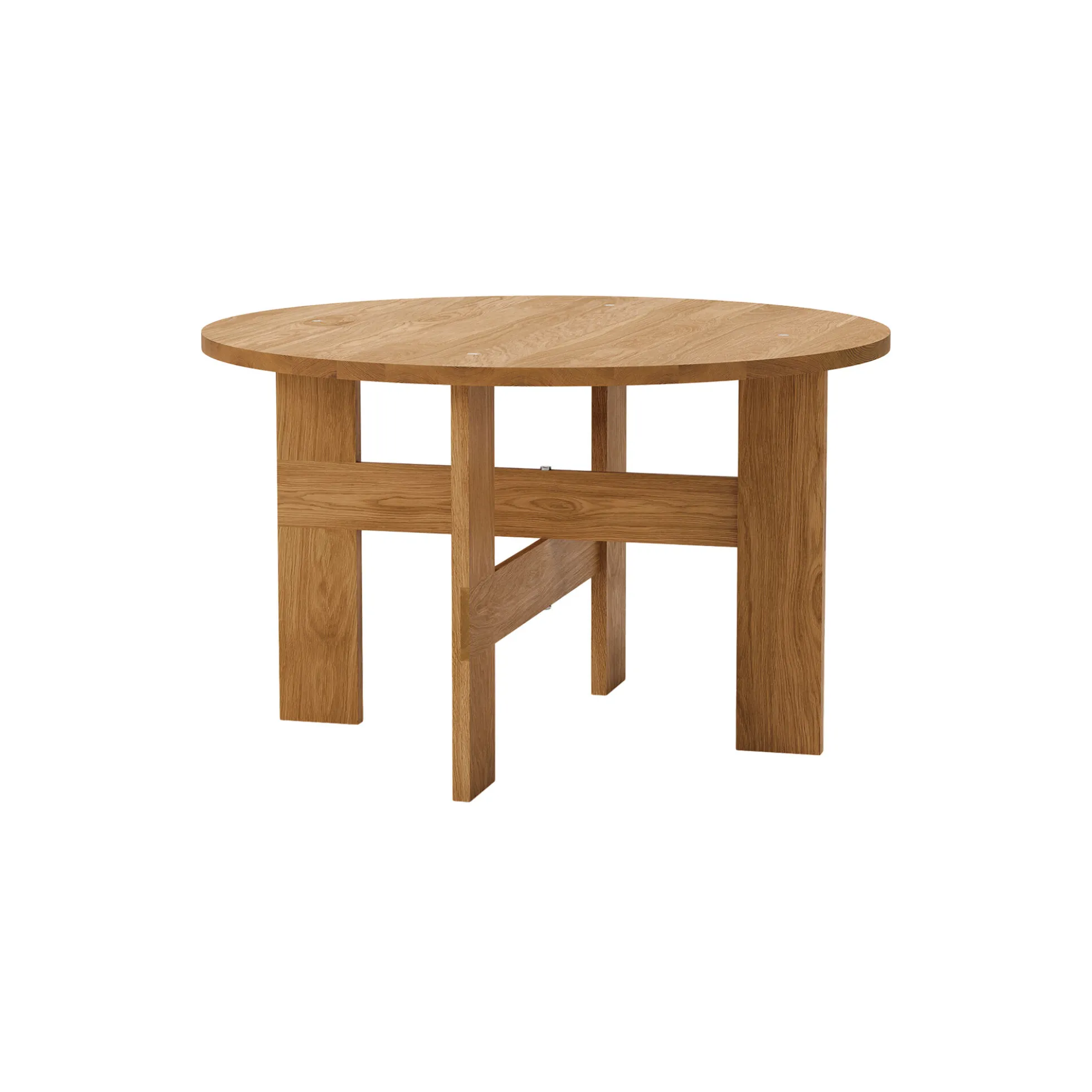 Mio Table Ø120, oiled oak
