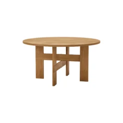 Mio Table Ø140, oiled oak