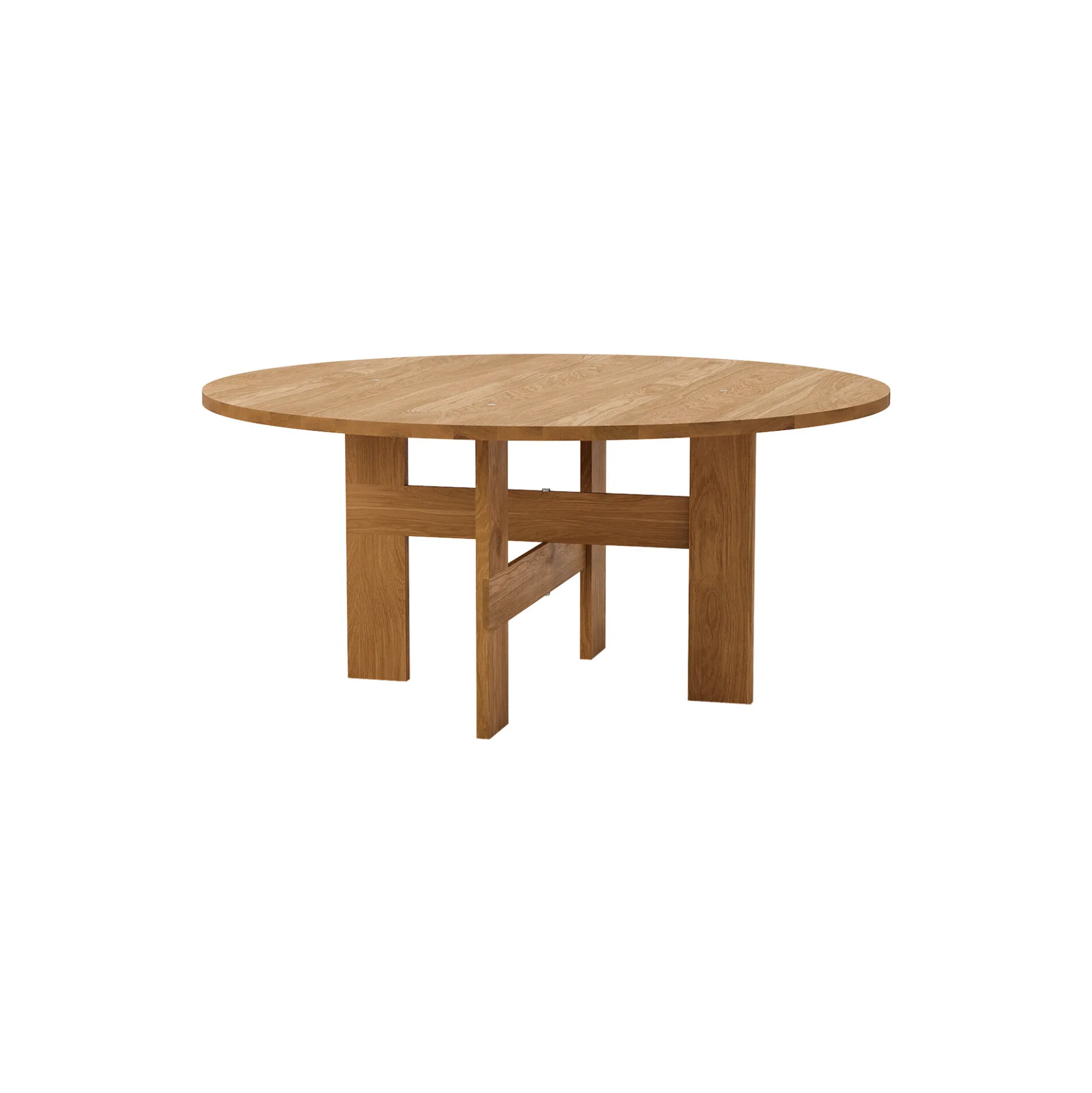 Mio Table Ø160, oiled oak