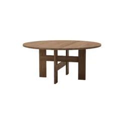 Mio Table Ø160, stained oak