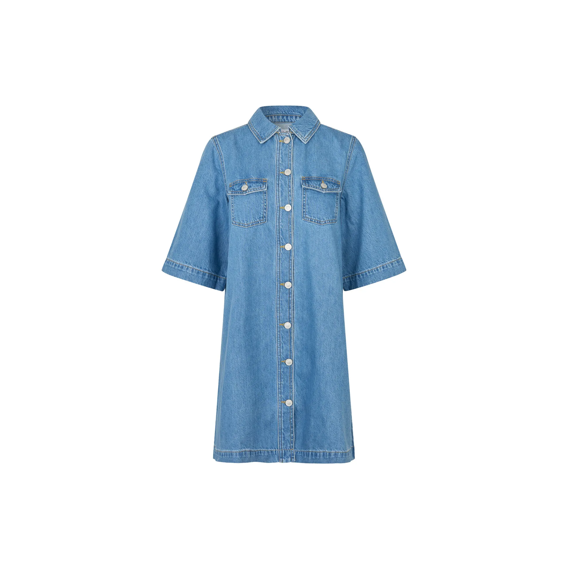 Mira-M Dress, mid vintage blue