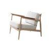 Model 107 loungestol, hvid