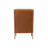 Mogensen 2204+2202 Øreklapstolen & Ottoman, russet brown/lysolieret eg