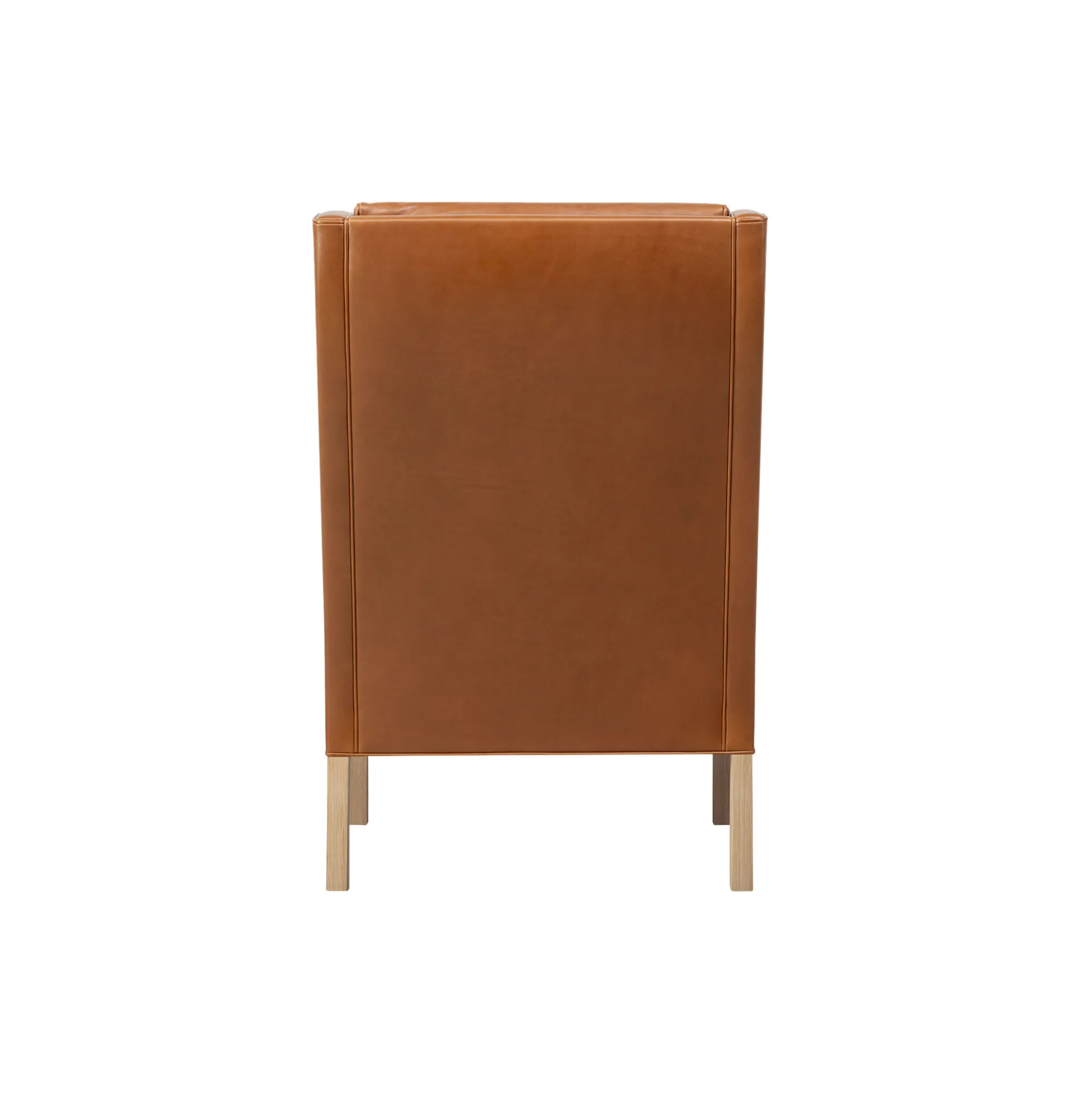 Mogensen 2204 Øreklapstolen, russet brown/lysolieret eg