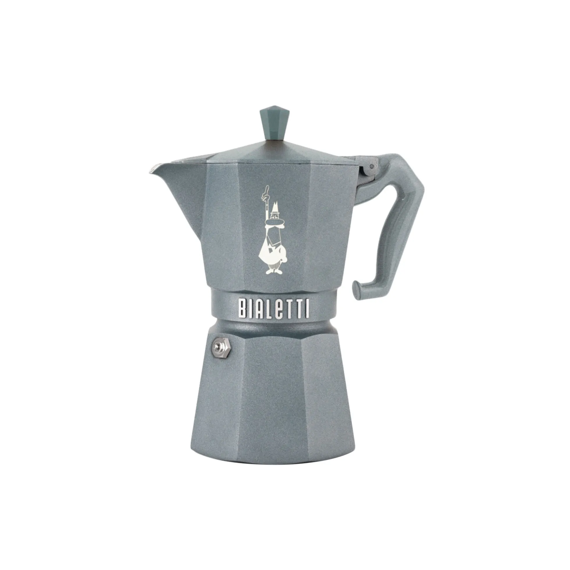 Moka Exclusive Full Induction espressokande 6 kopper, grå