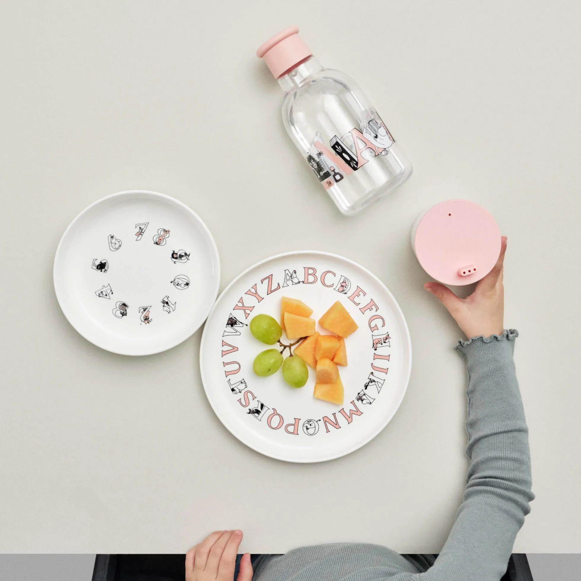 Moomin ABC drikkeflaske, moomin salmon