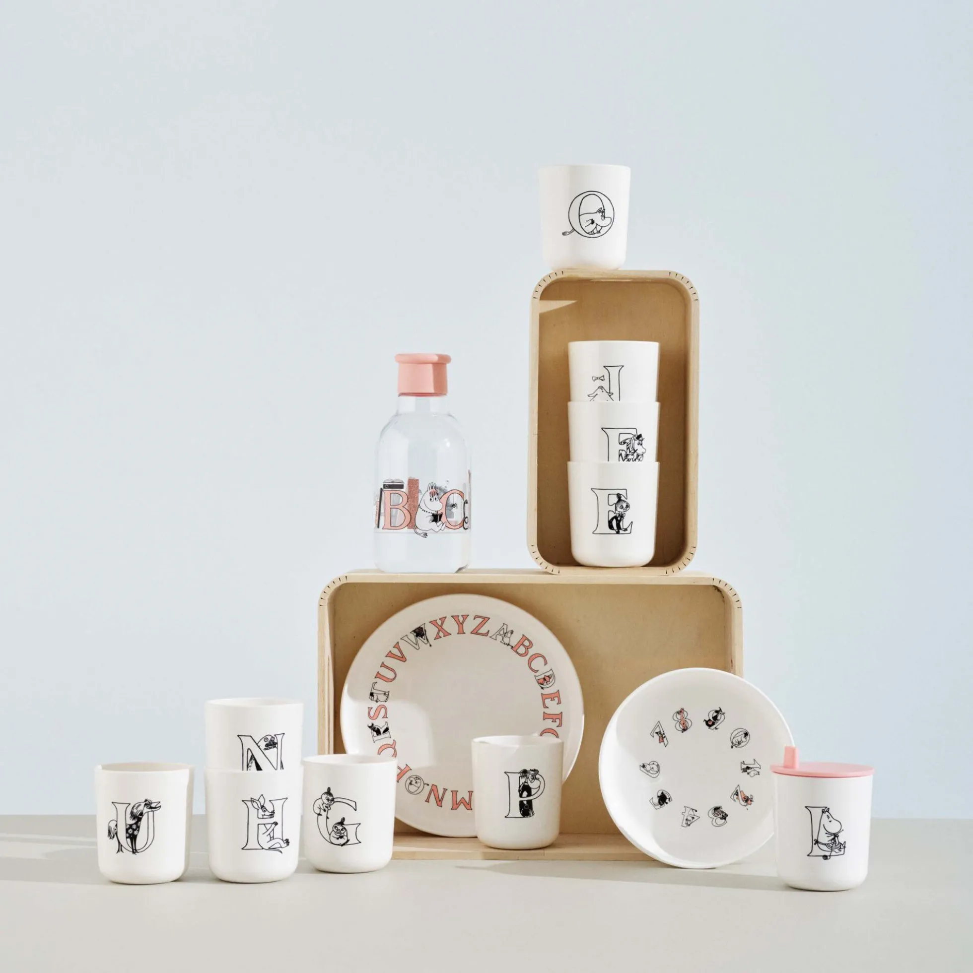 Moomin ABC kop P, moomin white