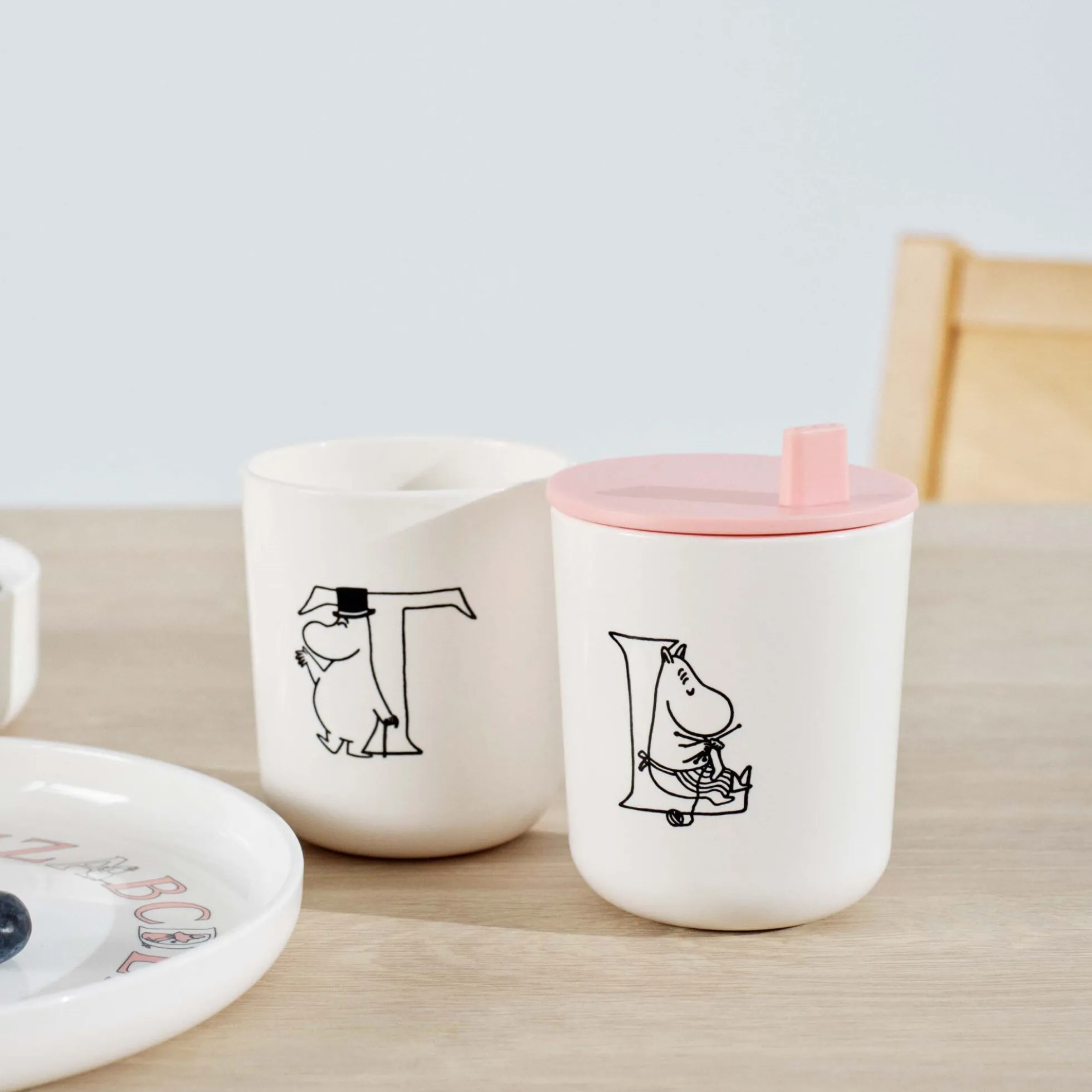 Moomin ABC kop T, moomin white
