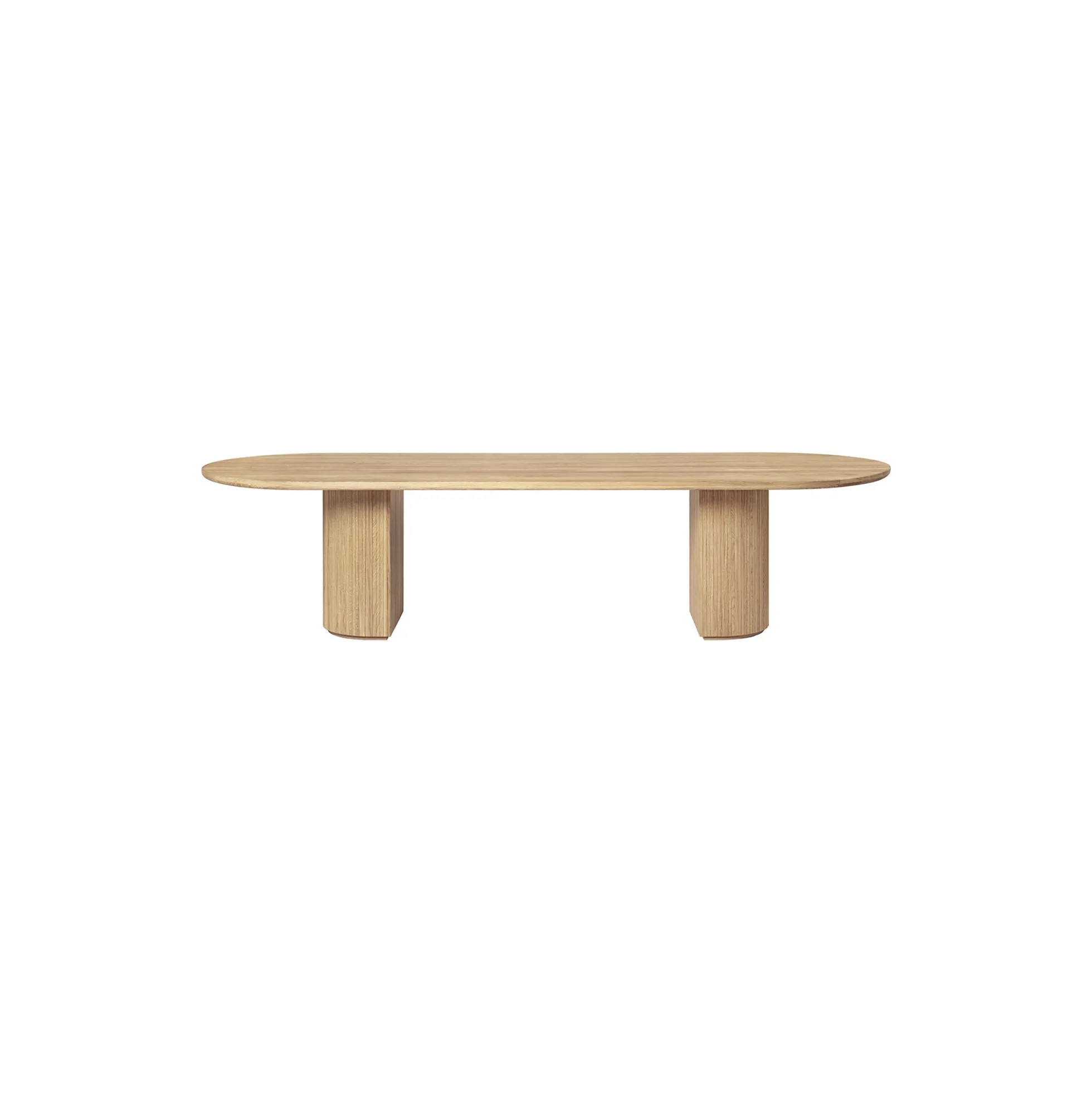 Moon Elliptical Dining Table, oiled oak