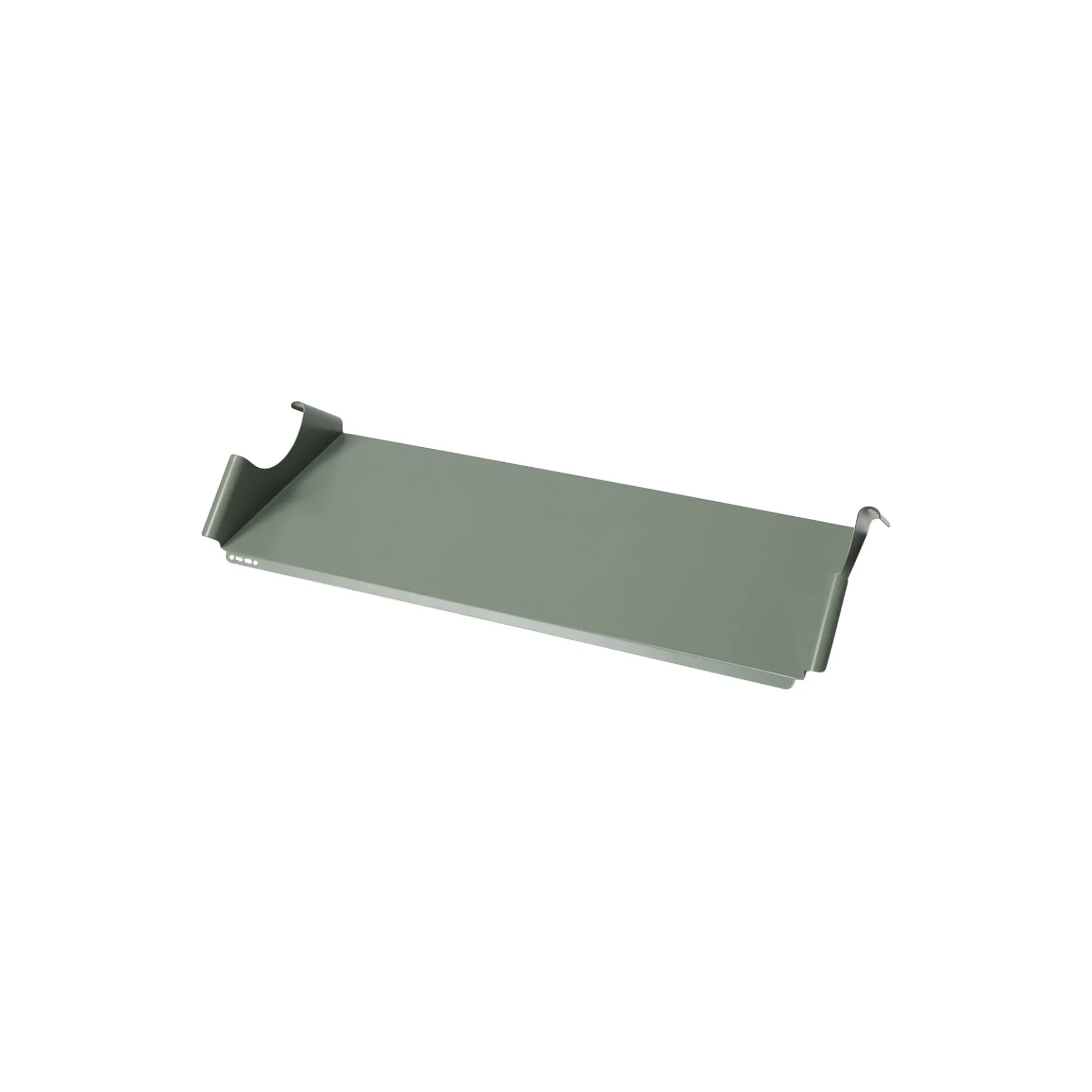 Moon Tray Shelf, mossy green