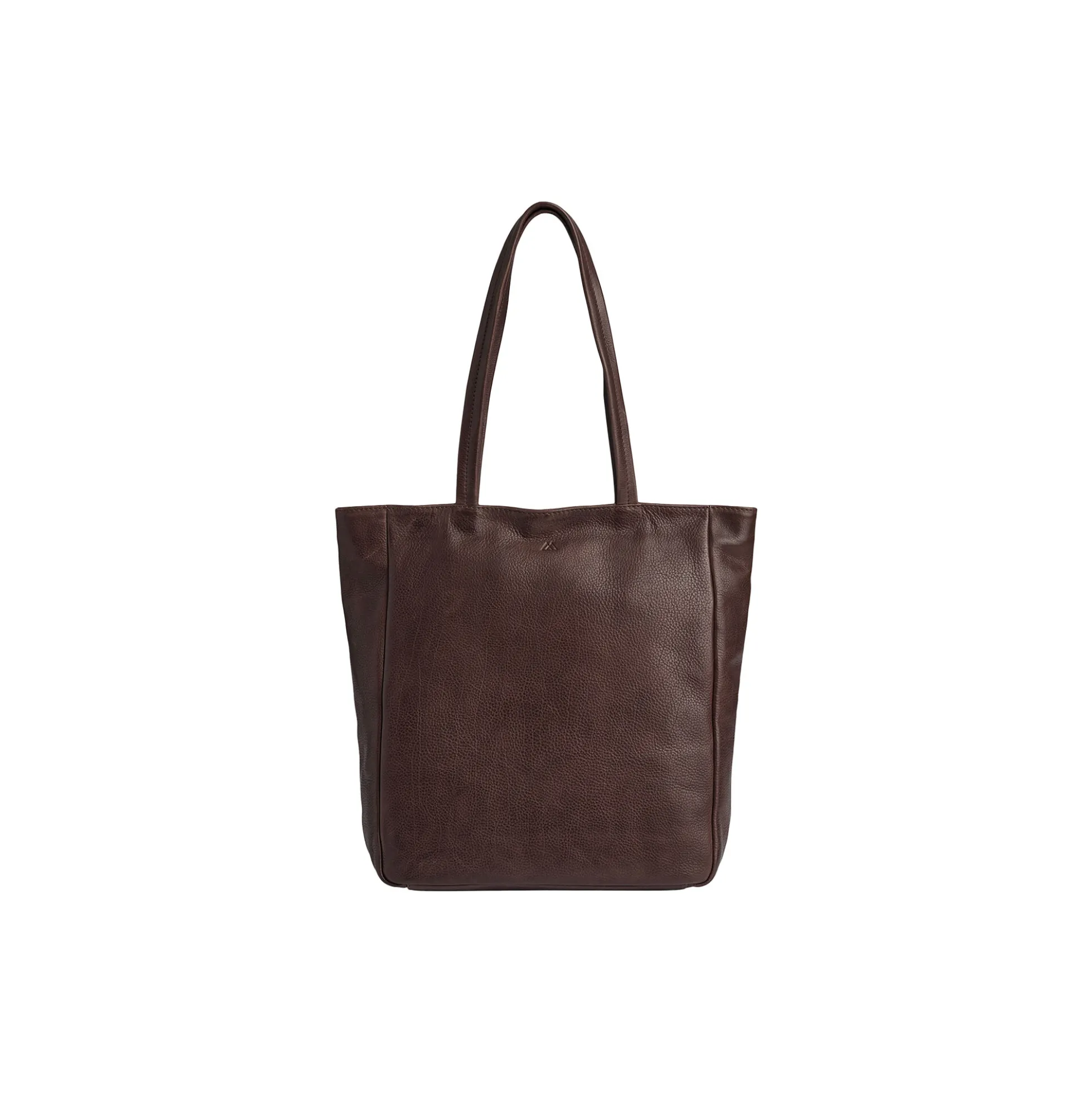 MorganMBG Shopper Soft Vintage, chocolate brown w/br. gold