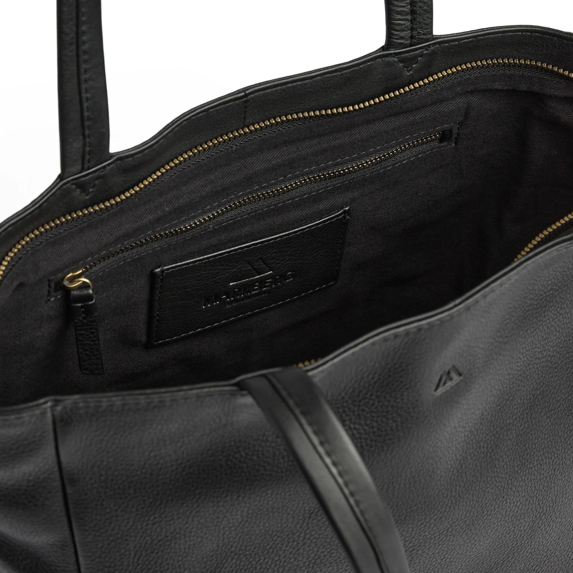 MorganMBG Shopper Soft Vintage, black w/br. gold