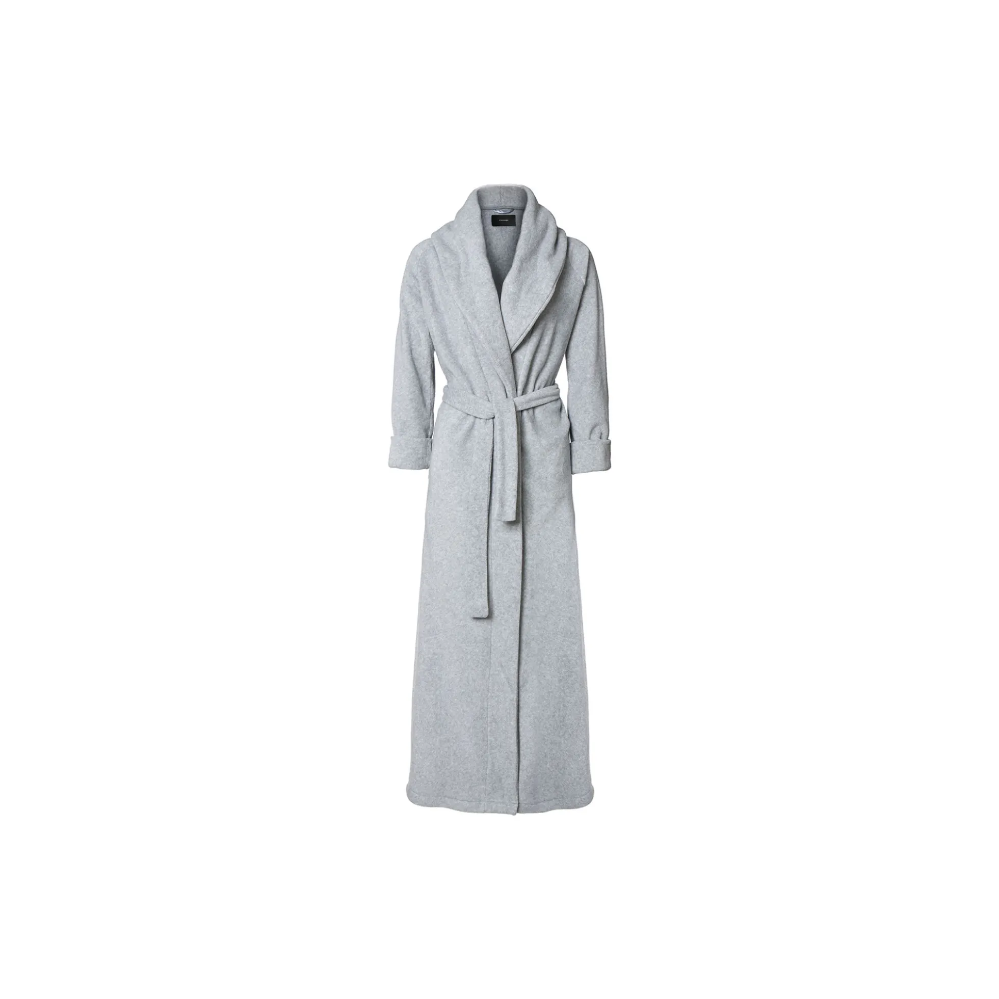 MOUNT EVEREST fleece bathrobe, light grey