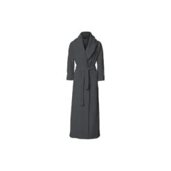 MOUNT EVEREST fleece bathrobe, dark grey