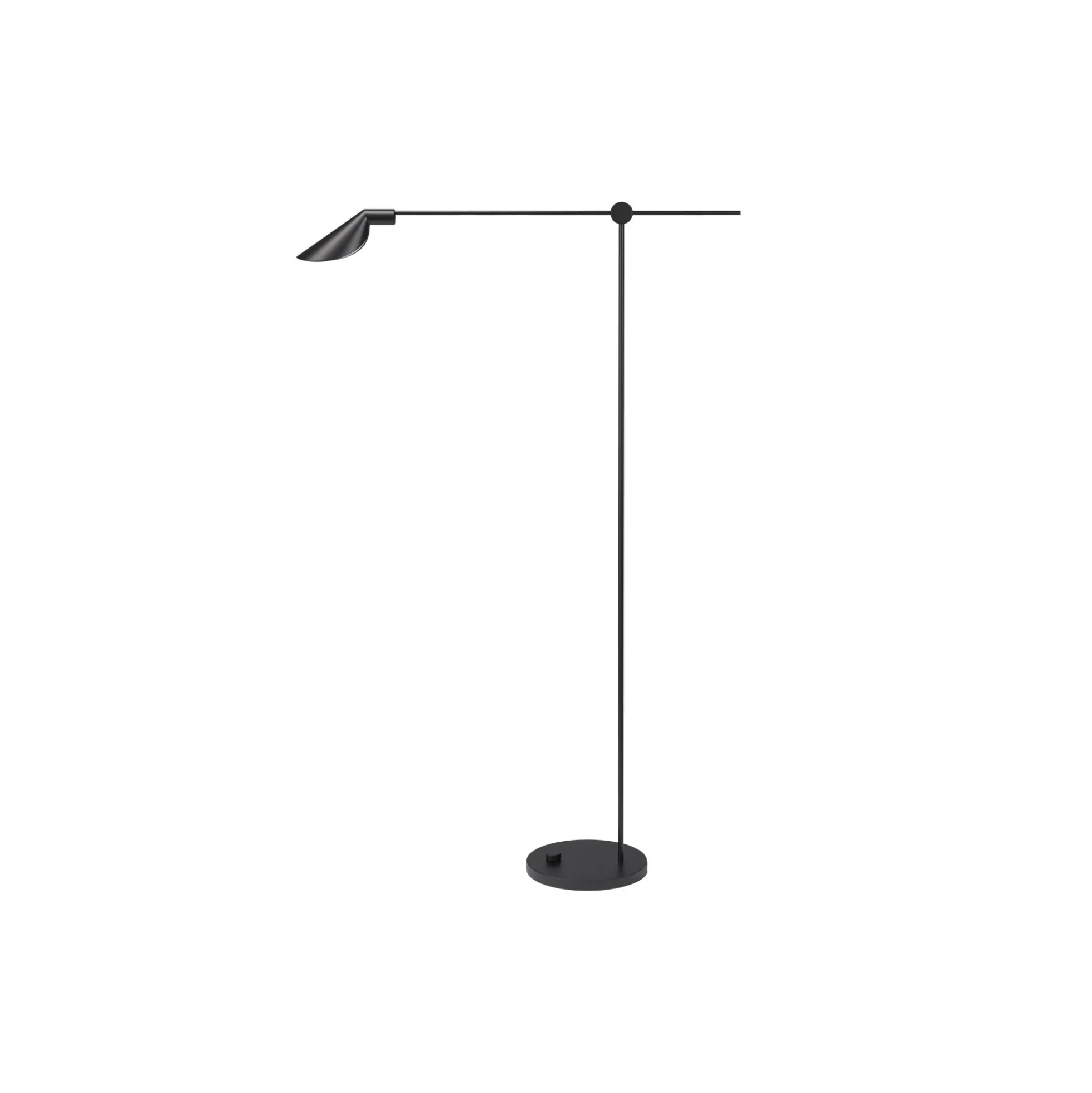 MS011 gulvlampe, black PVD