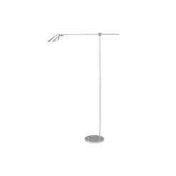 MS011 gulvlampe, polished steel