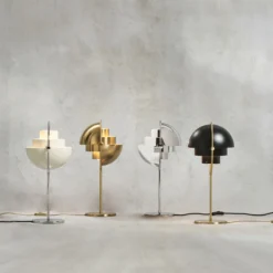 Multi-Lite Portable Lamp, chrome