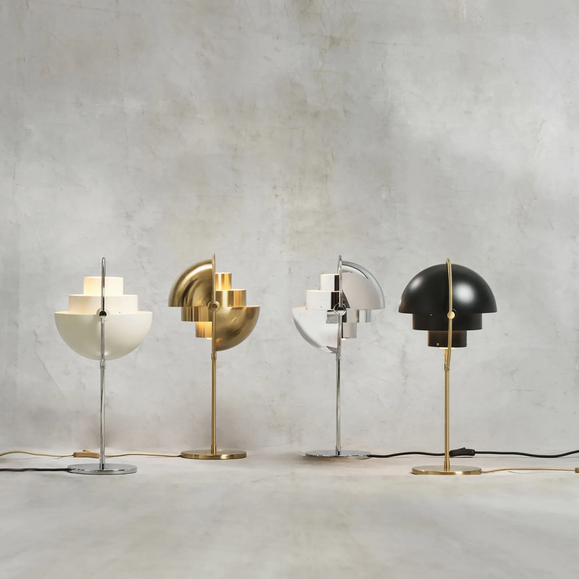 Multi-Lite Portable Lamp, chrome