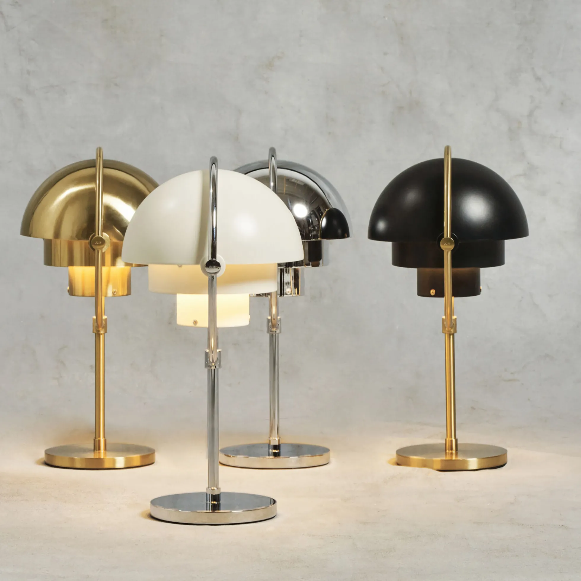 Multi-Lite Portable Lamp, white semi matt/chrome