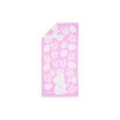 Mumi badehåndklæde seashells pink