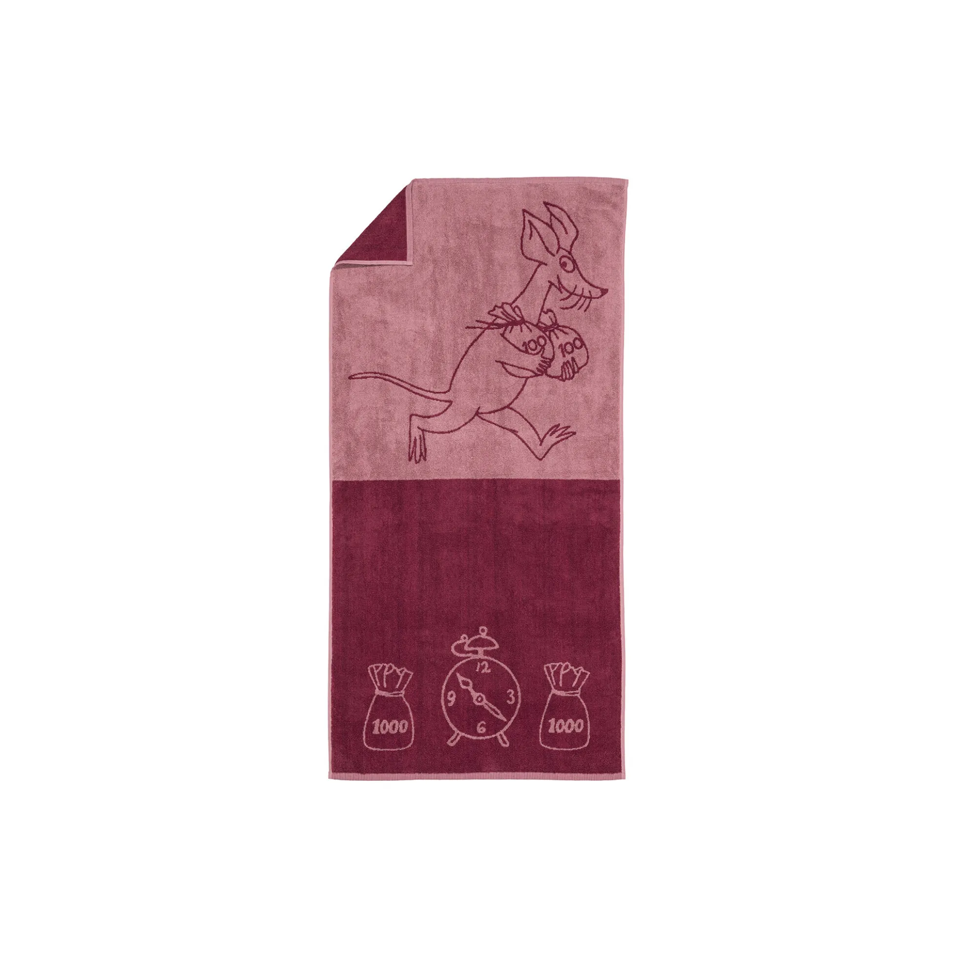 Mumi badehåndklæde Sniff 70x140 cm, mauve