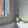 Mumi sæt af sæbedispenser & tandbørsteholder Badetid