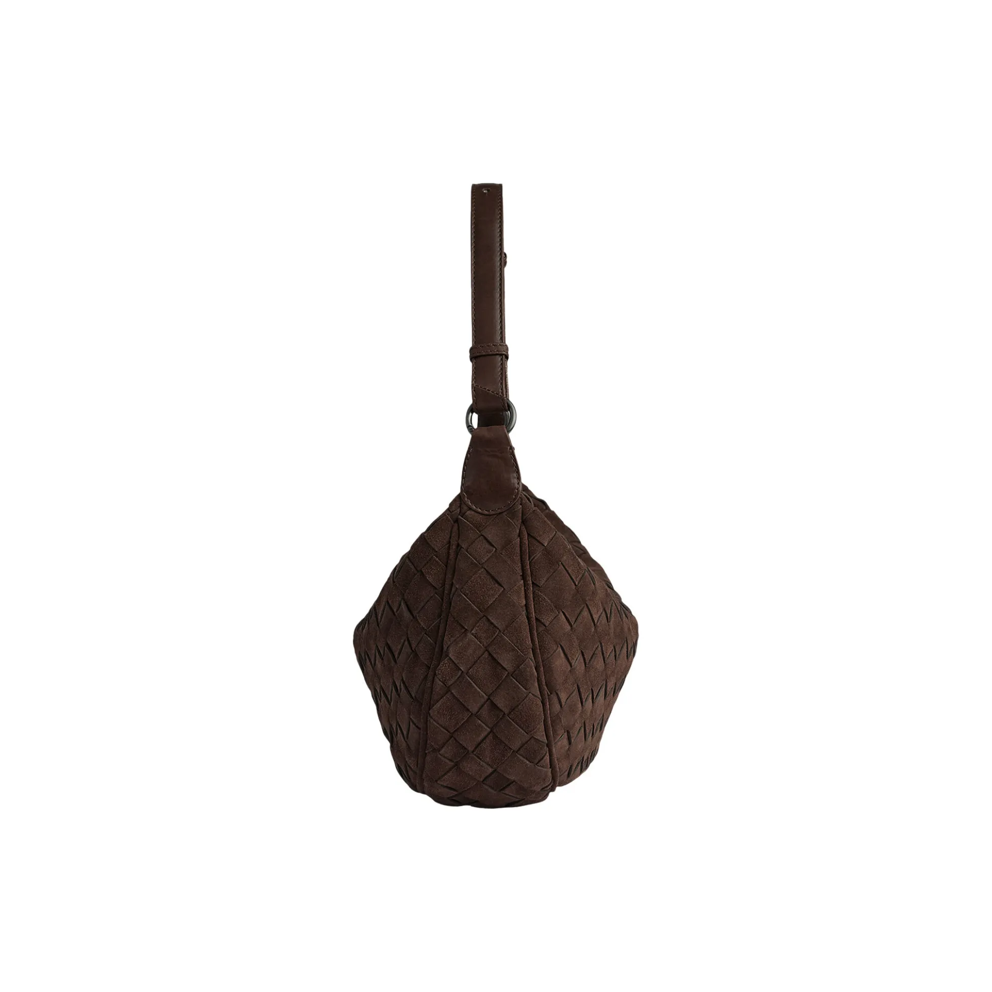 MuseMBG Bag Suede Weave, dark brown