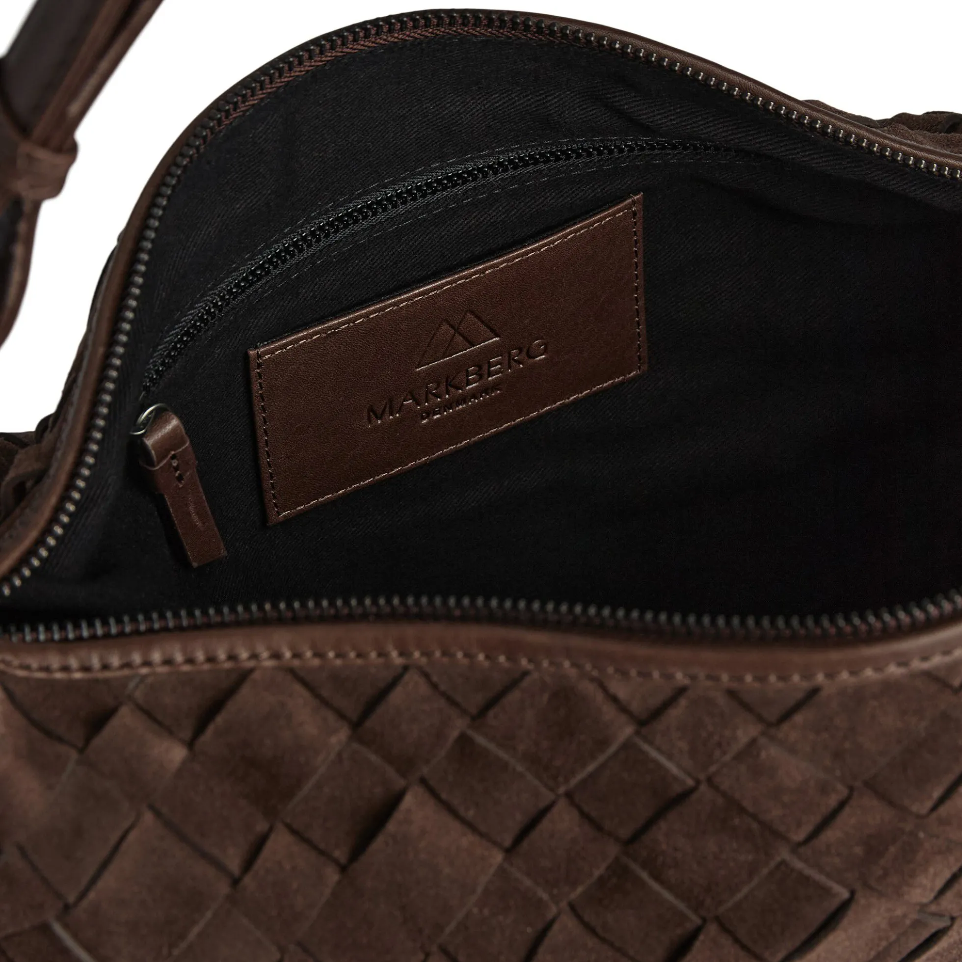 MuseMBG Bag Suede Weave, dark brown